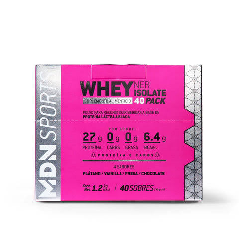 MDN WheyNer Isolate 40Pack