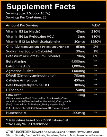 God of War High Stim Euphoric Pre 25 Serv