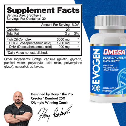 Evogen Omega 90 Softgels