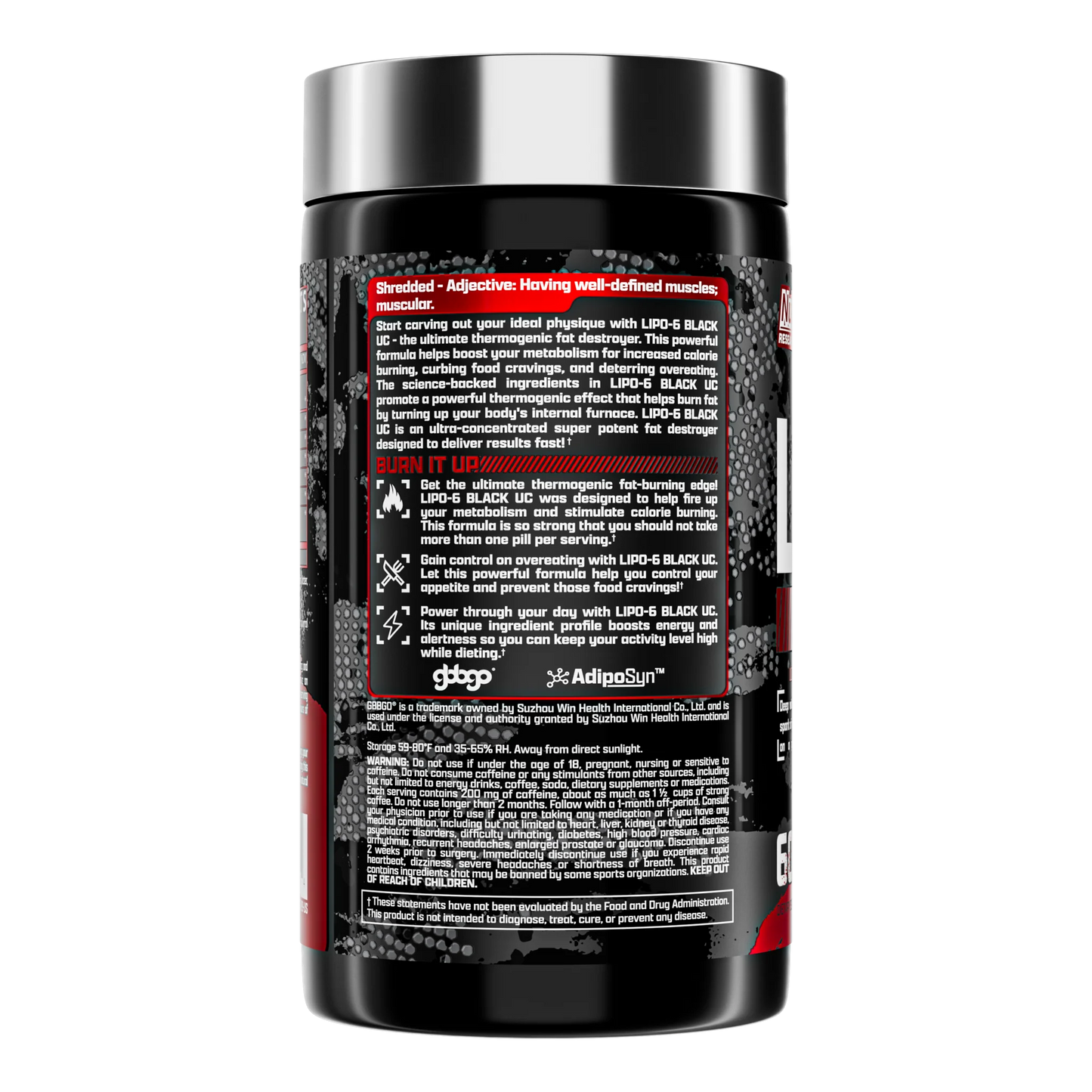 Nutrex Lipo 6 Black Ultra Concentrate 60 Caps
