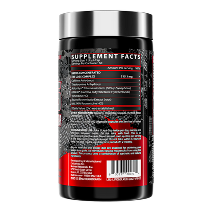 Nutrex Lipo 6 Black Ultra Concentrate 60 Caps