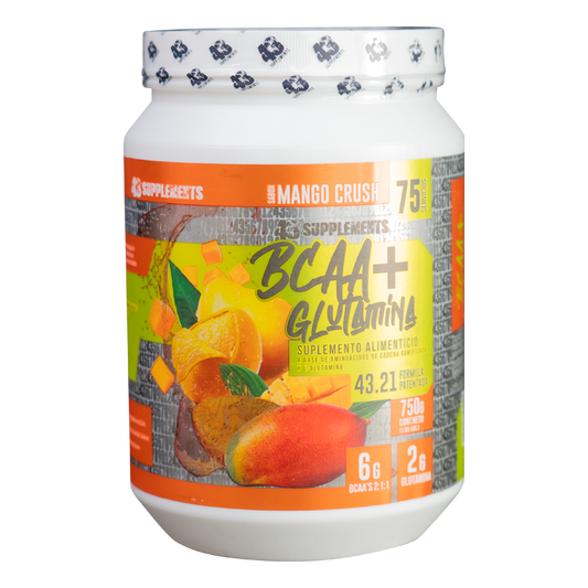 43 Supplements Bcaa + Glutamina 750 Grs