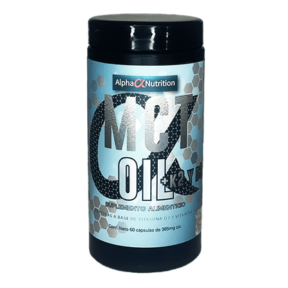 Alpha Nutrition Mct Oil+K2 y D3 60 Caps