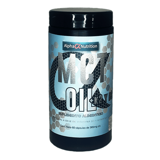 Alpha Nutrition Mct Oil+K2 y D3 60 Caps