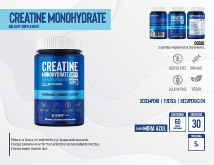 Anti Human Creatina 30 Serv 60 Gomitas
