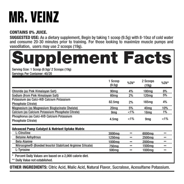 Dragon Pharma Mr Veinz 40 Serv