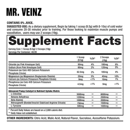 Dragon Pharma Mr Veinz 40 Serv