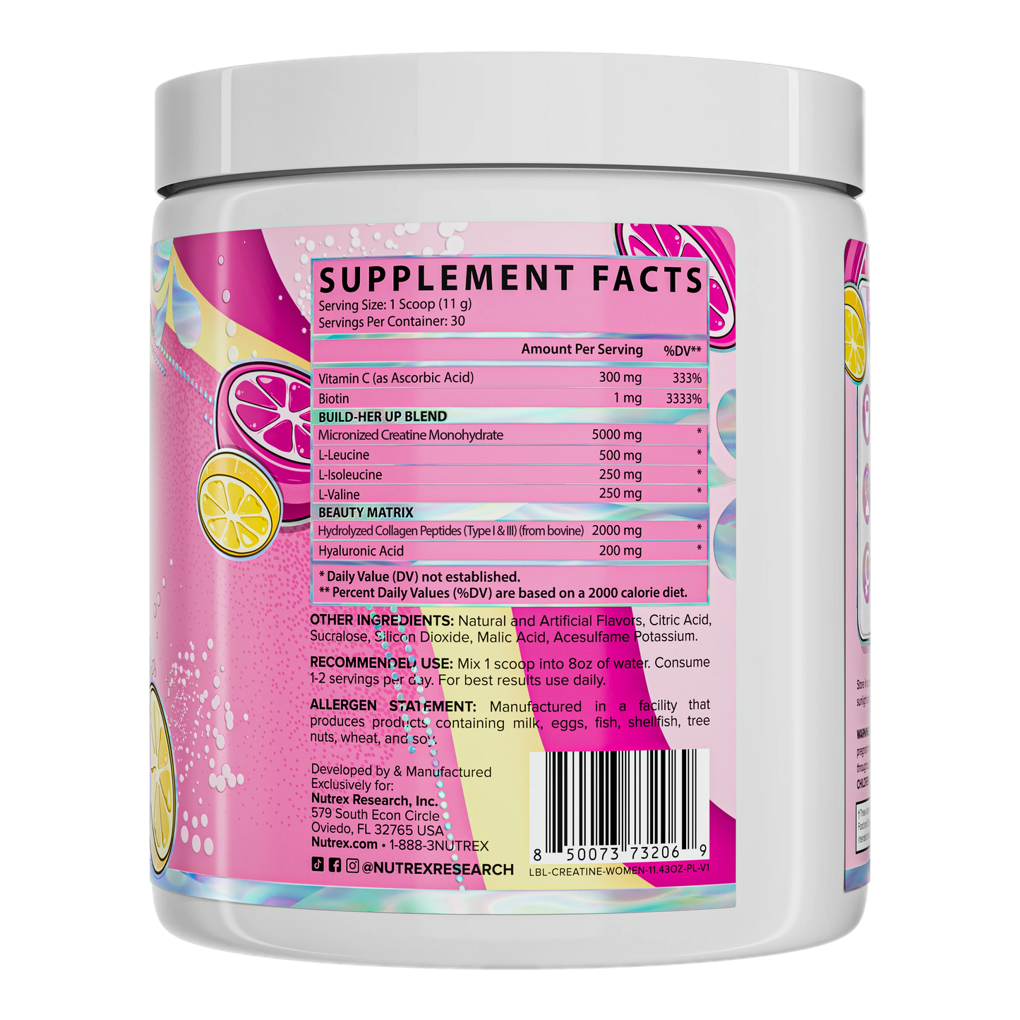 Nutrex Creatina For Women 30 Serv