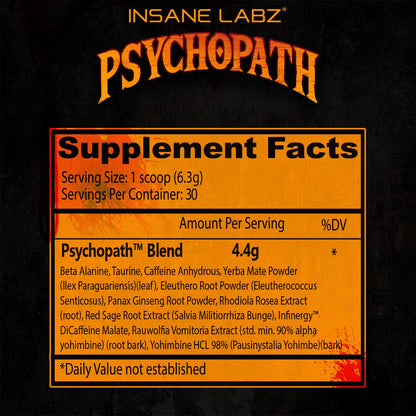 Insane Labz Psychopath 30 Serv
