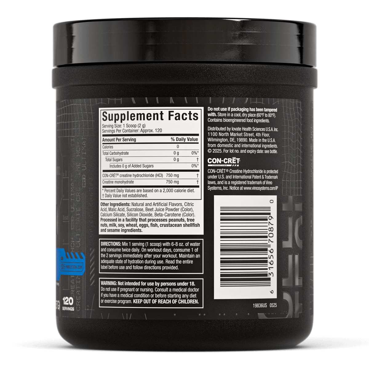 Muscletech Creatina Creactor 120Serv