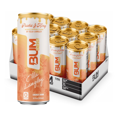 Bum Energy Drink 355ml | Peach & Honey By Ella Langley