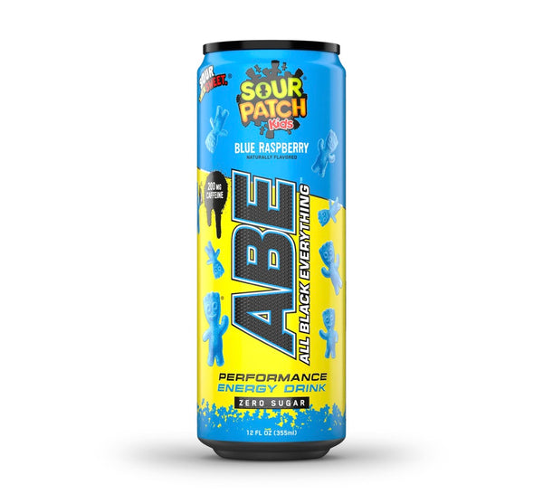 Abe Energy Drink 355ml | Sour Patch Blue Raspberry