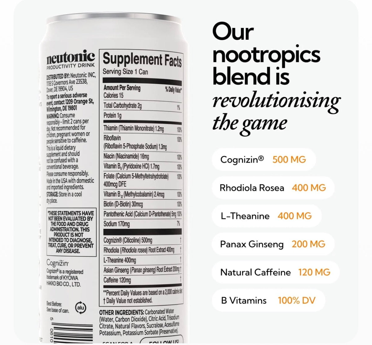 Neutonic Productiviti Drink 330ml | Tropical Ice