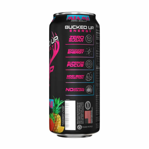 Bucked Up Energy Drink 12 Pack 16 Oz