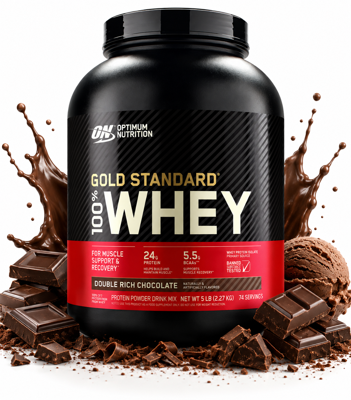 ON 100% Whey Gold Standard 5 Lbs