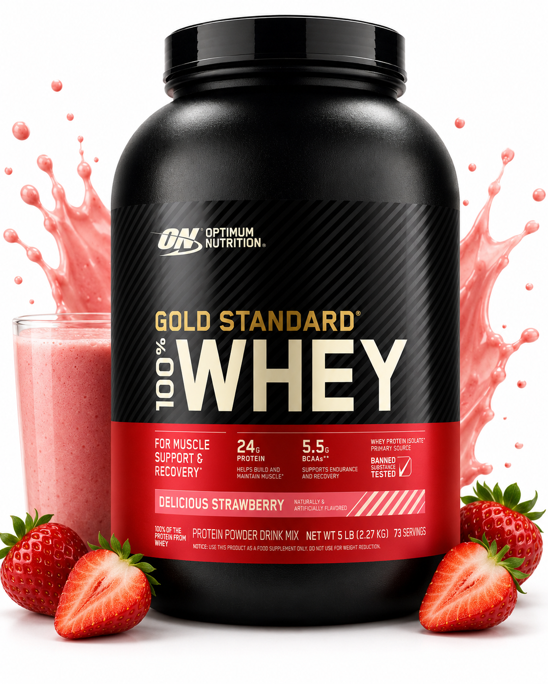 ON 100% Whey Gold Standard 5 Lbs