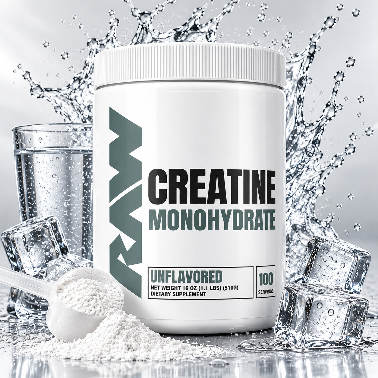 Raw Creatina 100 Serv