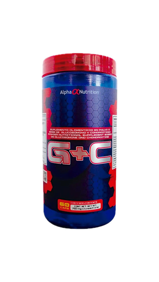 Alpha Nutrition Glucosamina y Condroitina 60 Caps