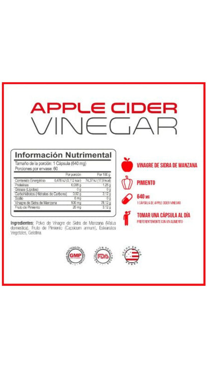 Forzagen Apple Cider Vinegar 60 Caps