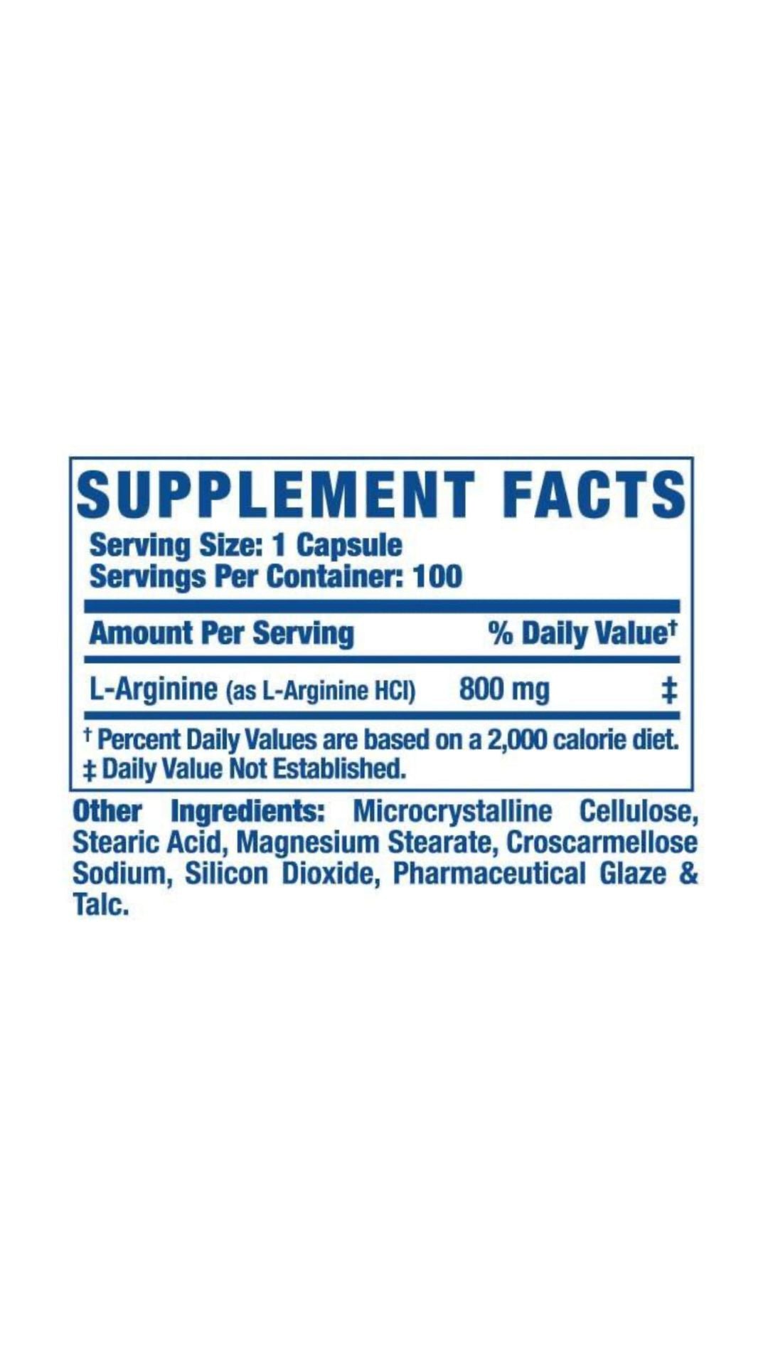 Ronnie Coleman L-Arginine Xs 100 Caps