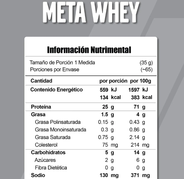 Meta Nutrition Meta Whey 5 Lbs