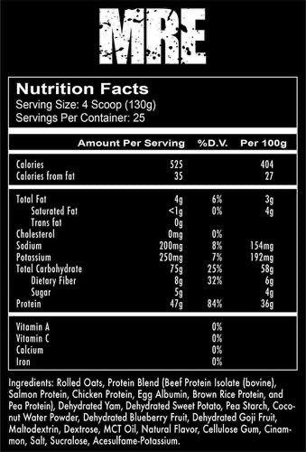 Redcon1 Mre Meal Replacement 7.15 Lbs Fudge Brownie