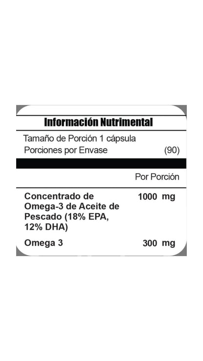 Meta Nutrition Omega 3 1300 Mg 90 Softgels