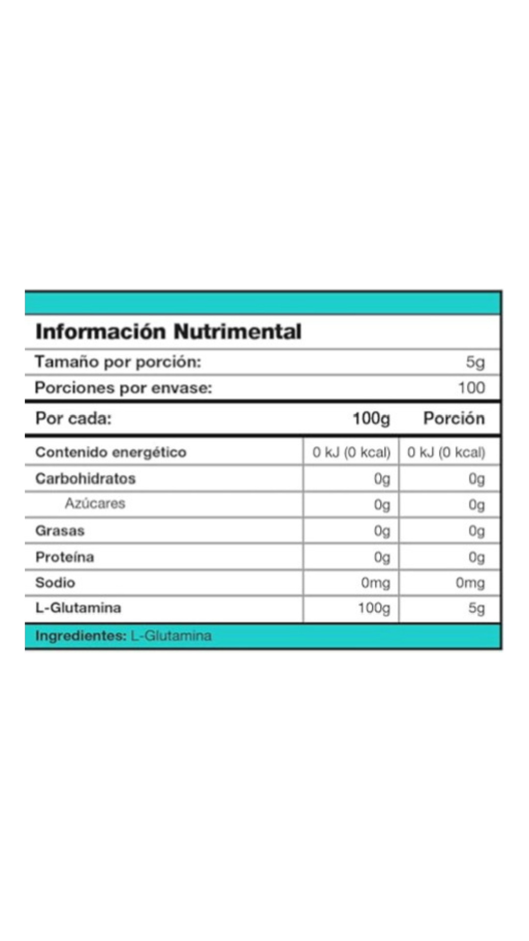 MDN Glutamina 500Grs