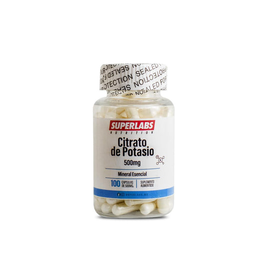 Superlabs Citrato de Potasio 500 Mg 100 Capsulas