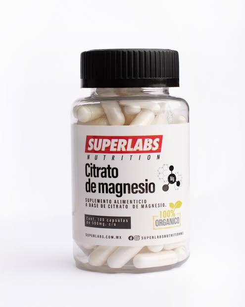 Superlabs Citrato de Magnesio 500 Mg 100 Capsulas